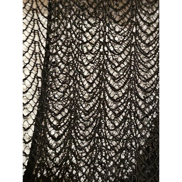 ALT Elena Gilbert Anthropologie Wilfred Crochet Dress Sz Small Black Whimsigoth - Picture 7 of 9